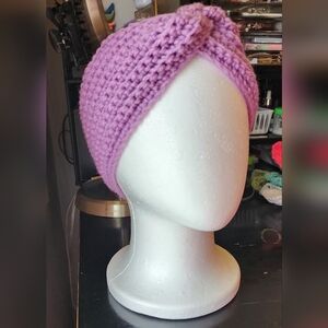 Handmade Purple Crochet Headband